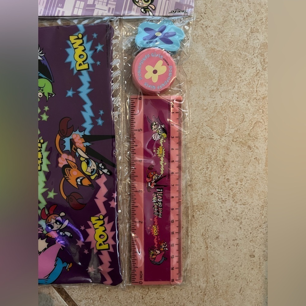 NEW Powerpuff Girls Study Kit 2000 - Picture 3 of 5